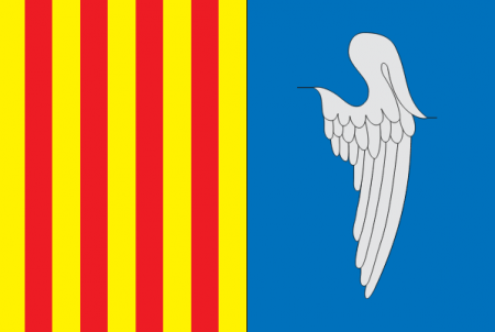 Bandera no oficial d'Olot